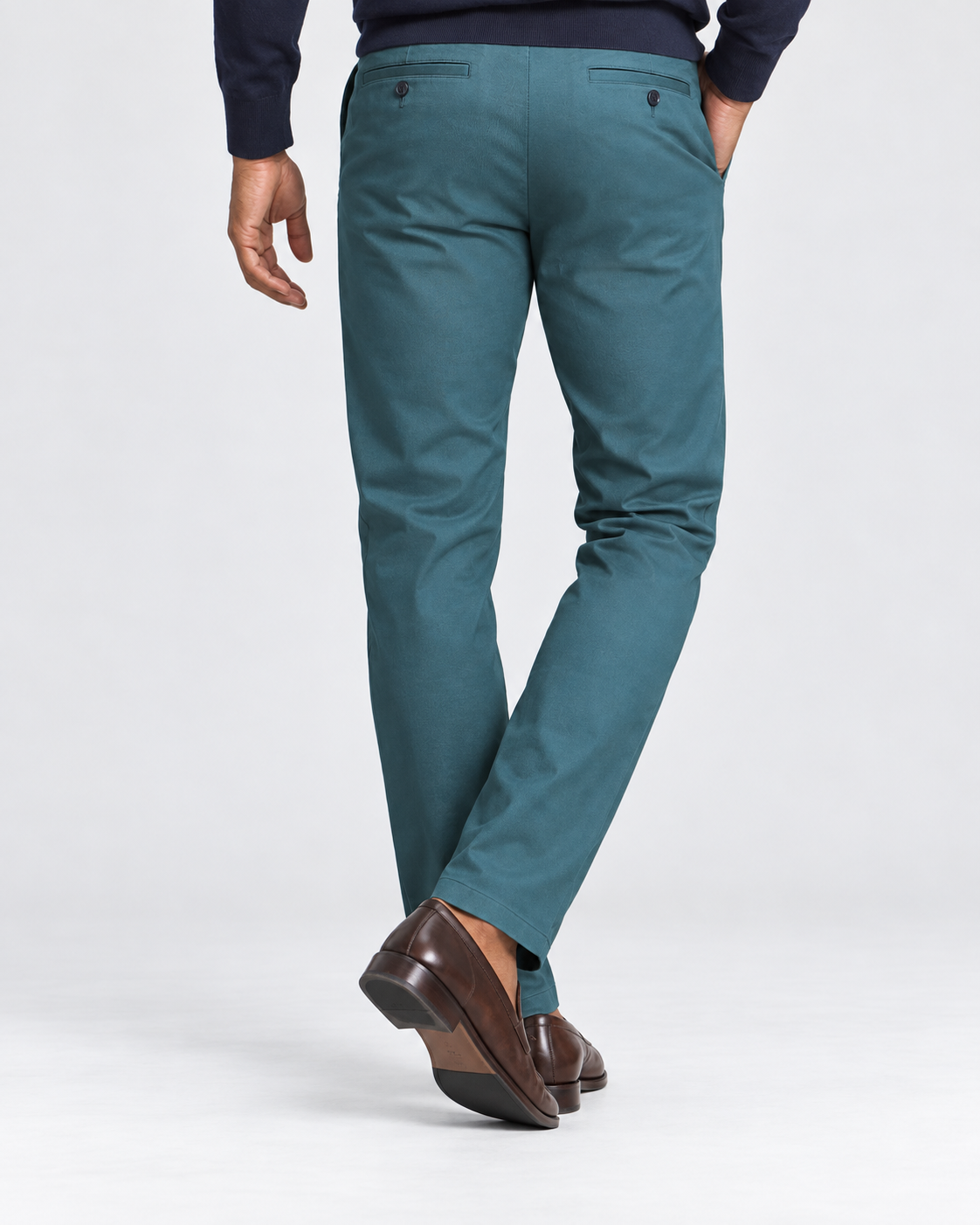 Charles Tyrwhitt Ultimate Non-Iron Chinos - Petrol Blue