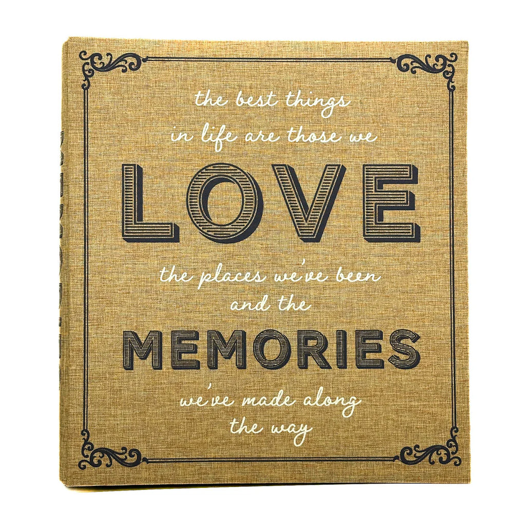 The Best Things in Life Photo Album - Brown | Rowhouse