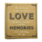 The Best Things in Life Photo Album - Brown | Rowhouse