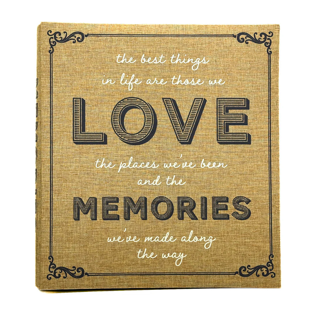 The Best Things in Life Photo Album - Brown | Rowhouse