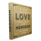 The Best Things in Life Photo Album - Brown | Rowhouse
