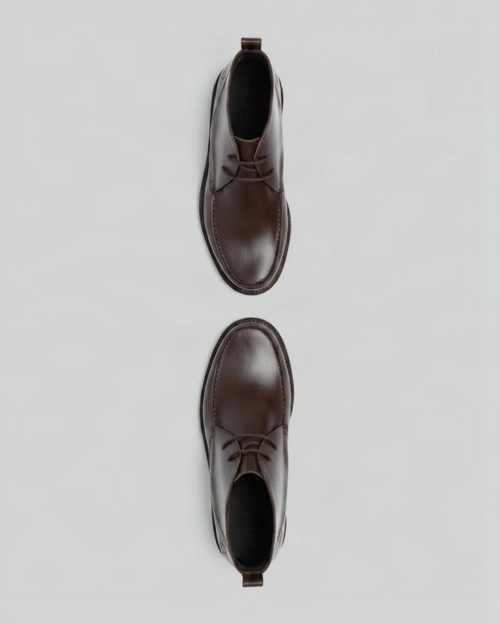 Oliver Sweeney Xixona Dark Brown – Pull-Up Calf Leather Moccasin Boots