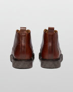 Oliver Sweeney Xixona Dark Tan/Grey – Pull-Up Calf Leather Moccasin Boots