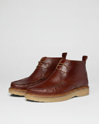 Oliver Sweeney Xixona Dark Tan/Gum – Pull-Up Calf Leather Moccasin Boots