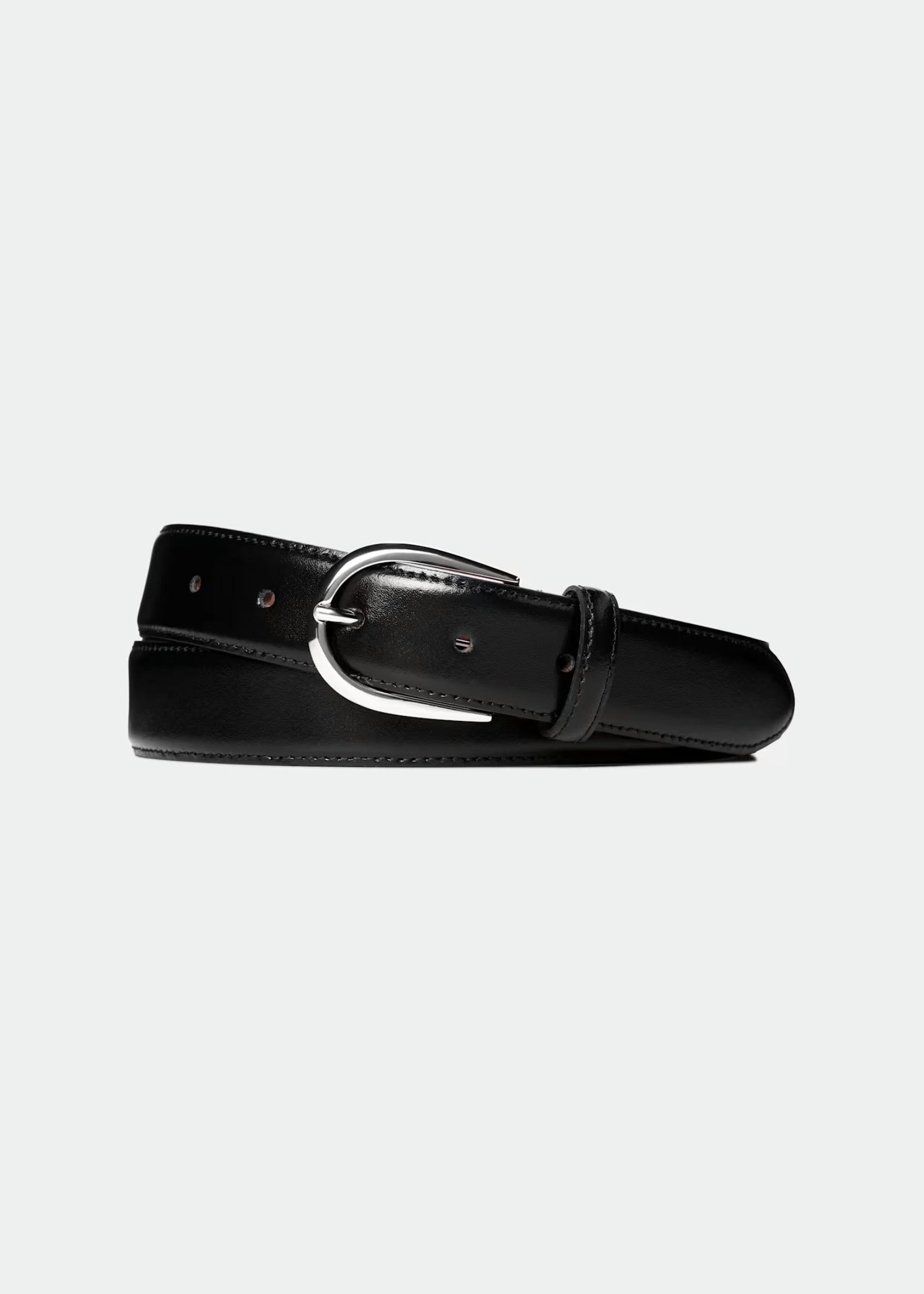 SUITSUPPLY Italian Cow Leather Belt - Black