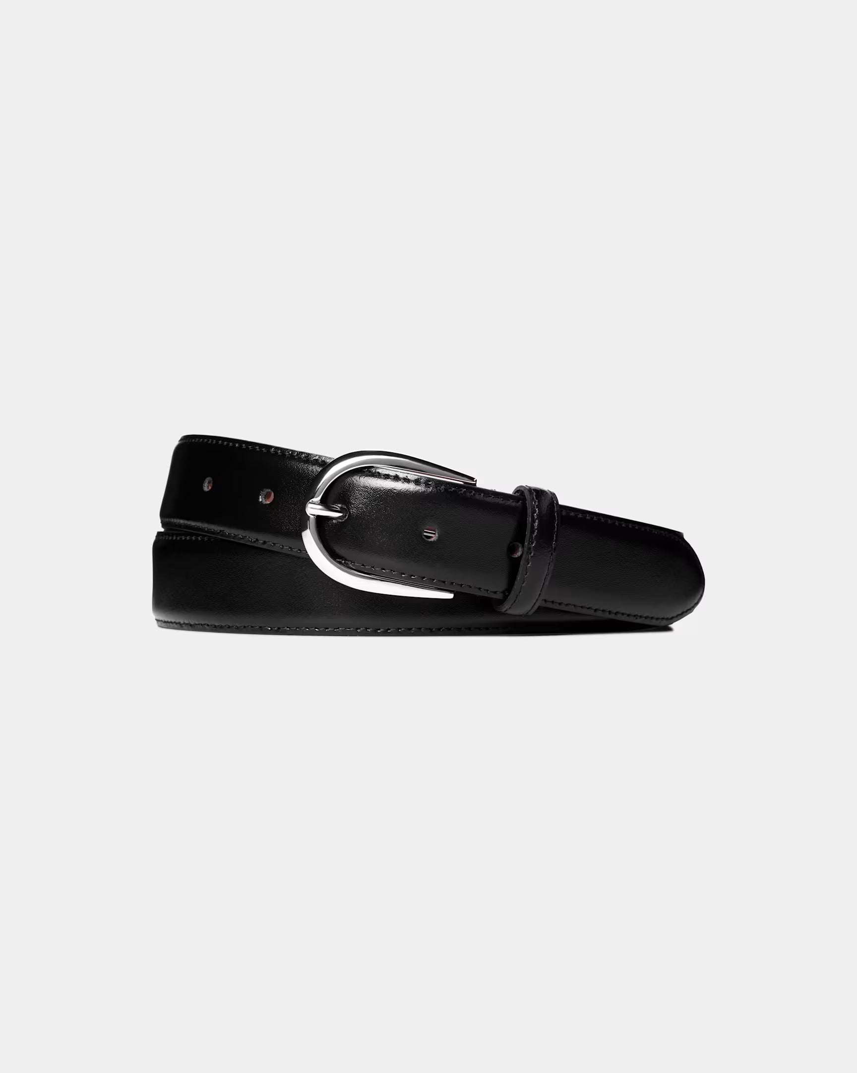 SUITSUPPLY Italian Cow Leather Belt - Black
