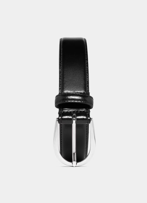 SUITSUPPLY Italian Cow Leather Belt - Black