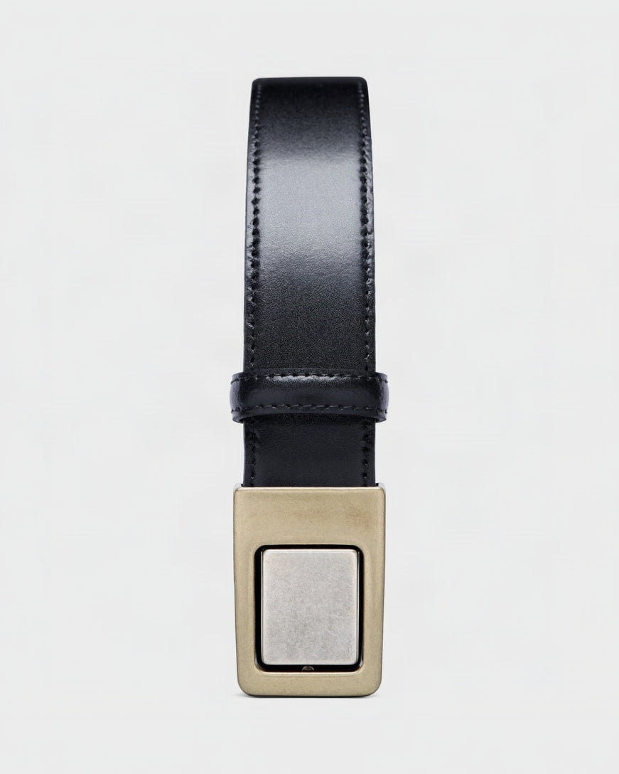 SUITSUPPLY Italian Cow Leather Belt - Black