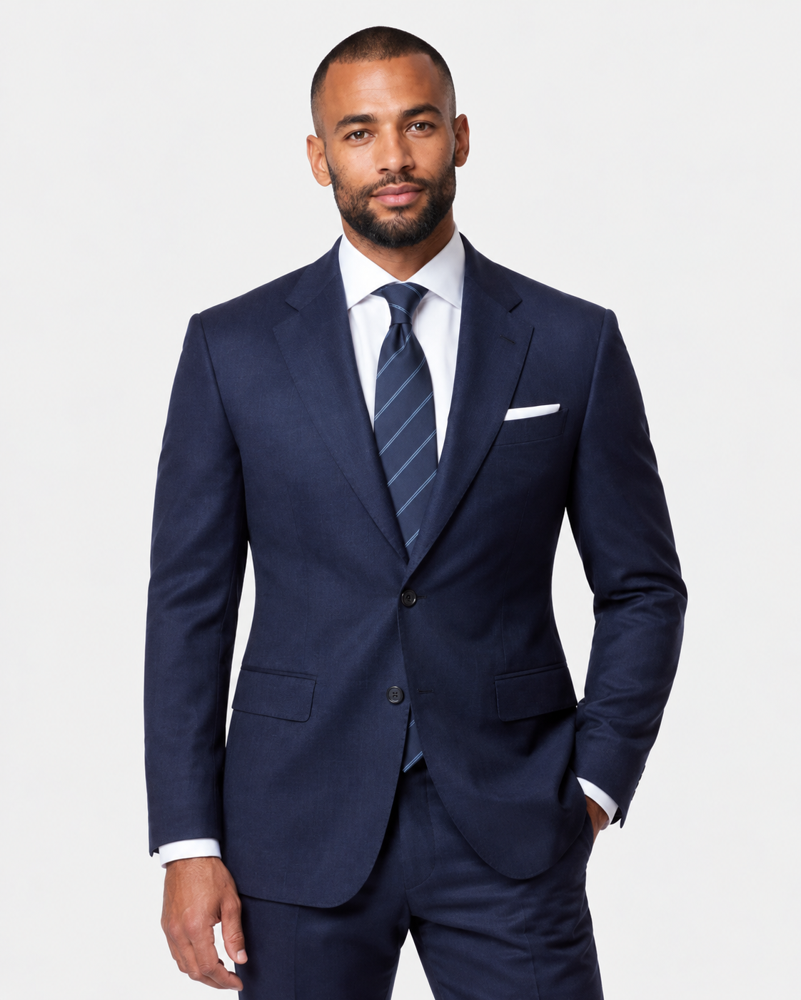 Hawes & Curtis Tailored Fit Dark Blue 1913 Suit