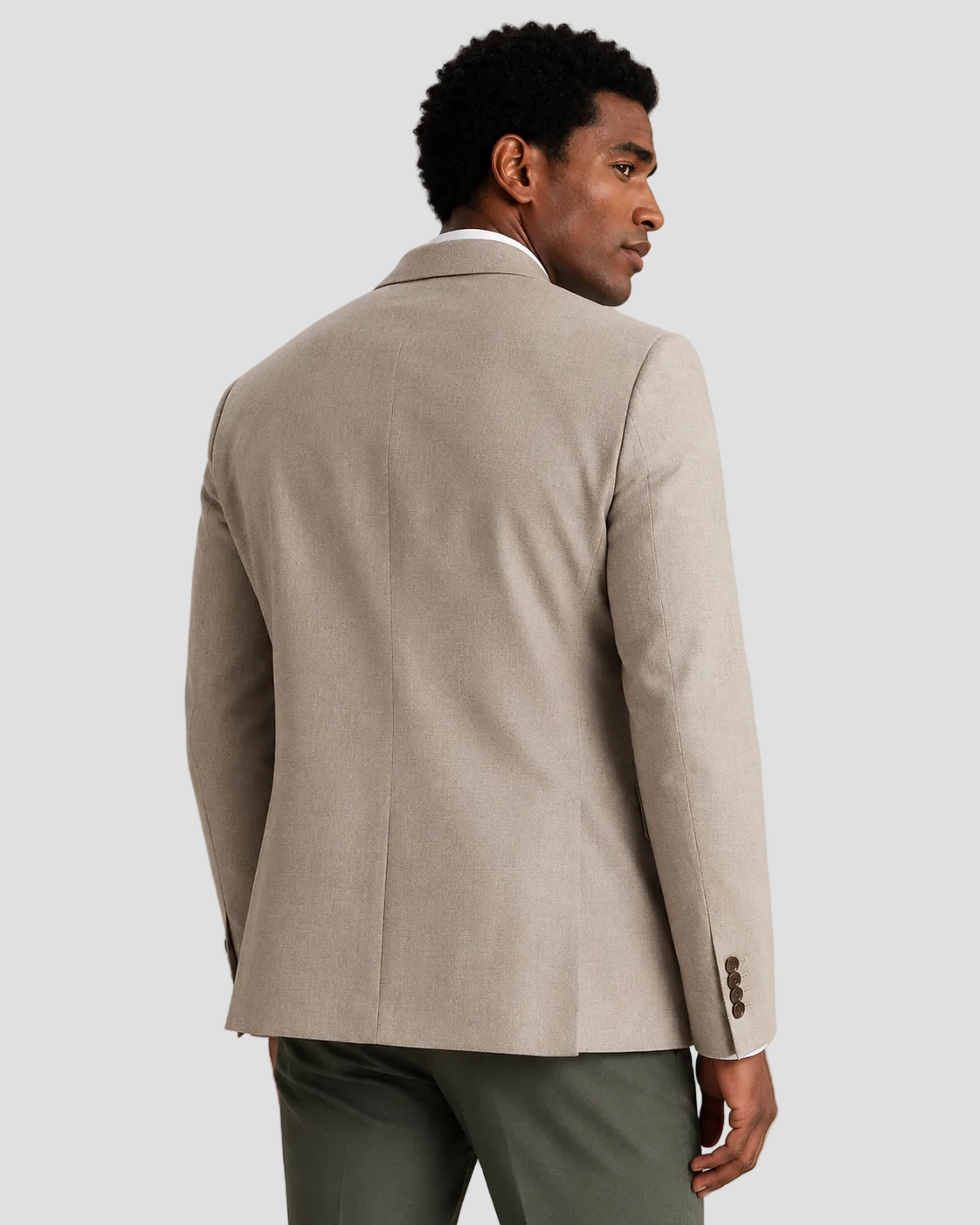Charles Tyrwhitt Linen Cotton Jacket - Stone