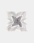 SUITSUPPLY White & Navy Dotted Pocket Square - Pure Silk by Silk Pro, Italy