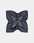 SUITSUPPLY Navy Dotted Pocket Square - Pure Silk by Silk Pro, Italy