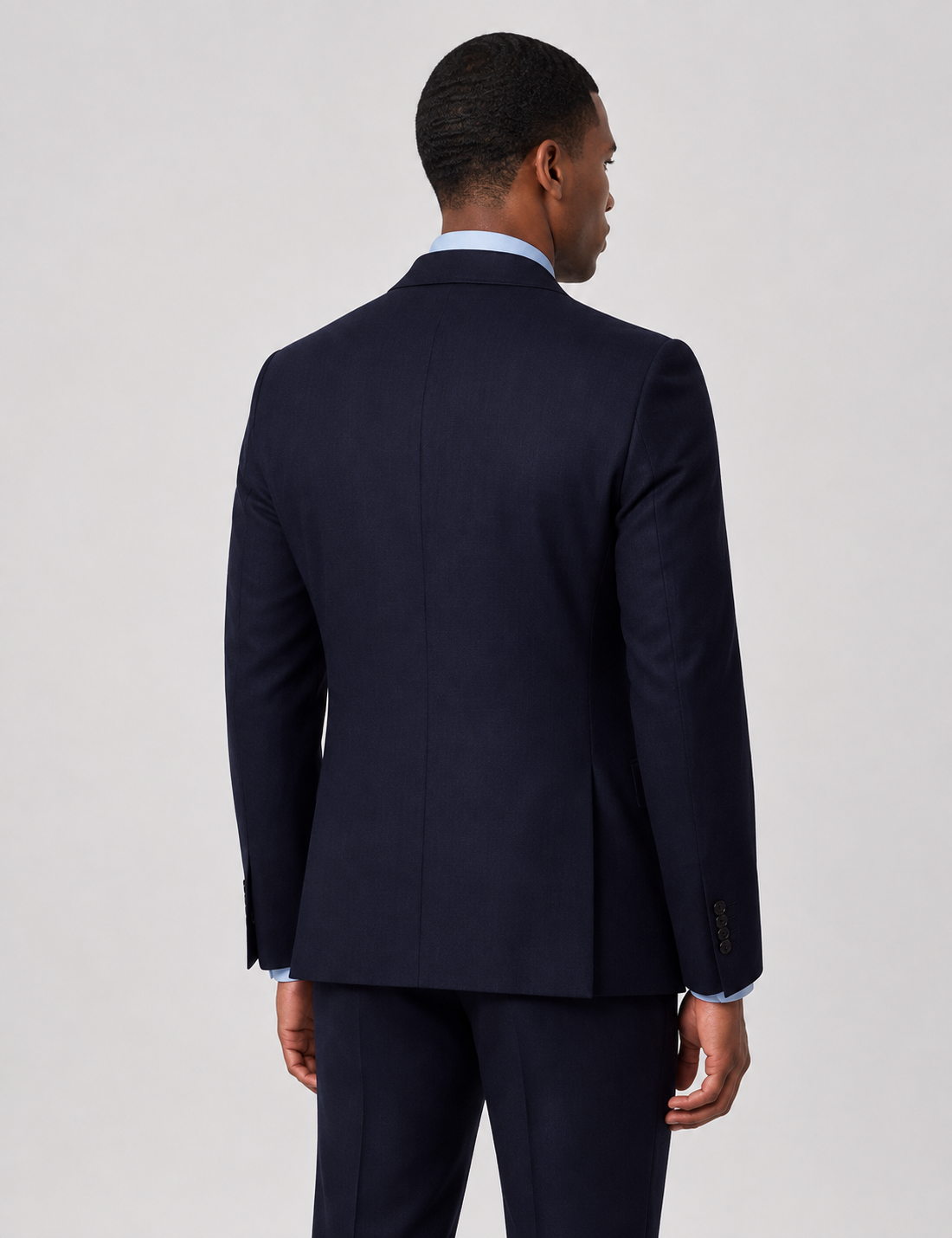 Hawes & Curtis Slim Fit Navy Twill Blazer