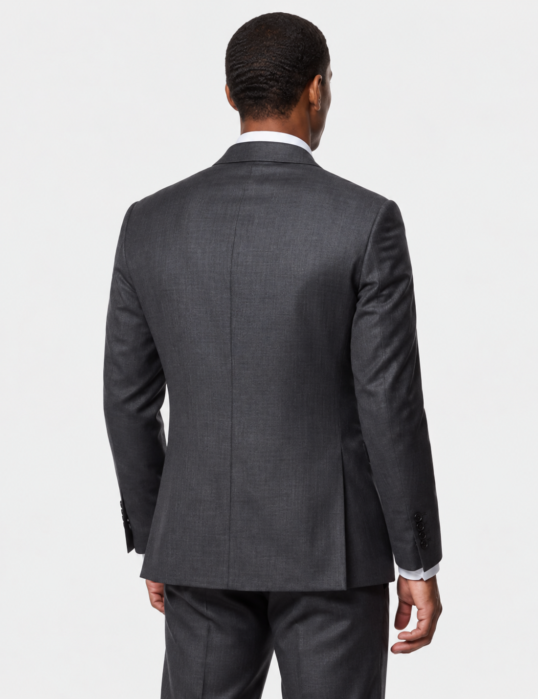 Hawes & Curtis Slim Fit Charcoal Shadow Stripe Suit