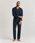 GANT Checked Flannel Pajama Set Gift Box - Tartan Green