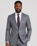Hawes & Curtis Slim Fit Mid Grey Twill Suit