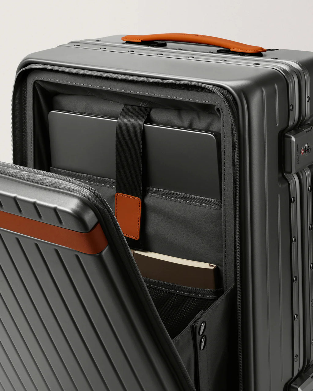 Carl Friedrik The Carry-on X (Hybrid) - Grey/Cognac