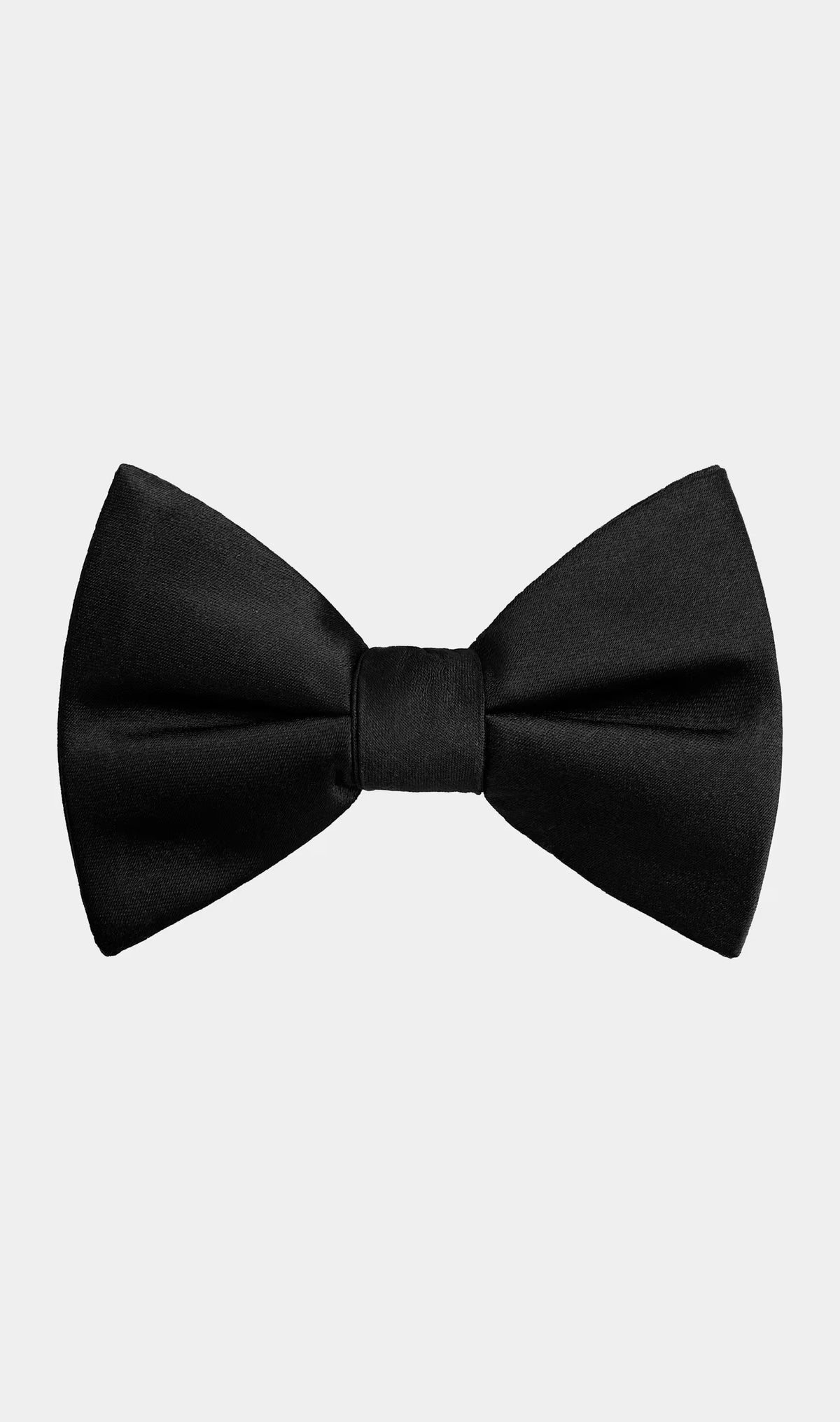 SUITSUPPLY Black Pre-Tied Bow Tie – Pure Silk