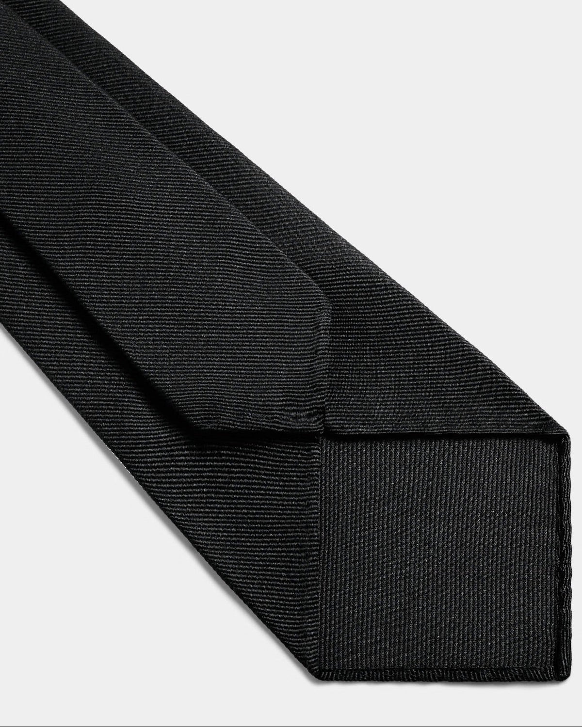 SUITSUPPLY 7 Fold Tie - Black