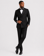 Charles Tyrwhitt Double Breasted Dinner Suit - Black
