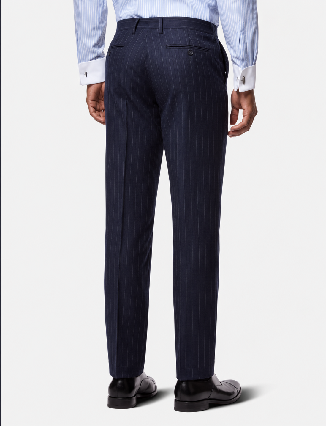 Hawes & Curtis Tailored Fit Navy Chalk Stripe 1913 Suit