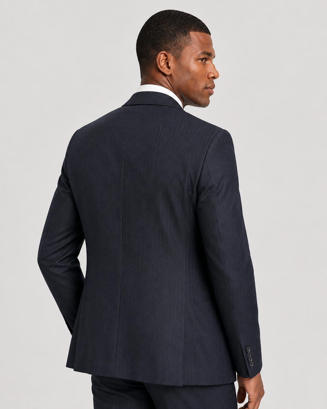 Charles Tyrwhitt Stripe Suit - French Navy