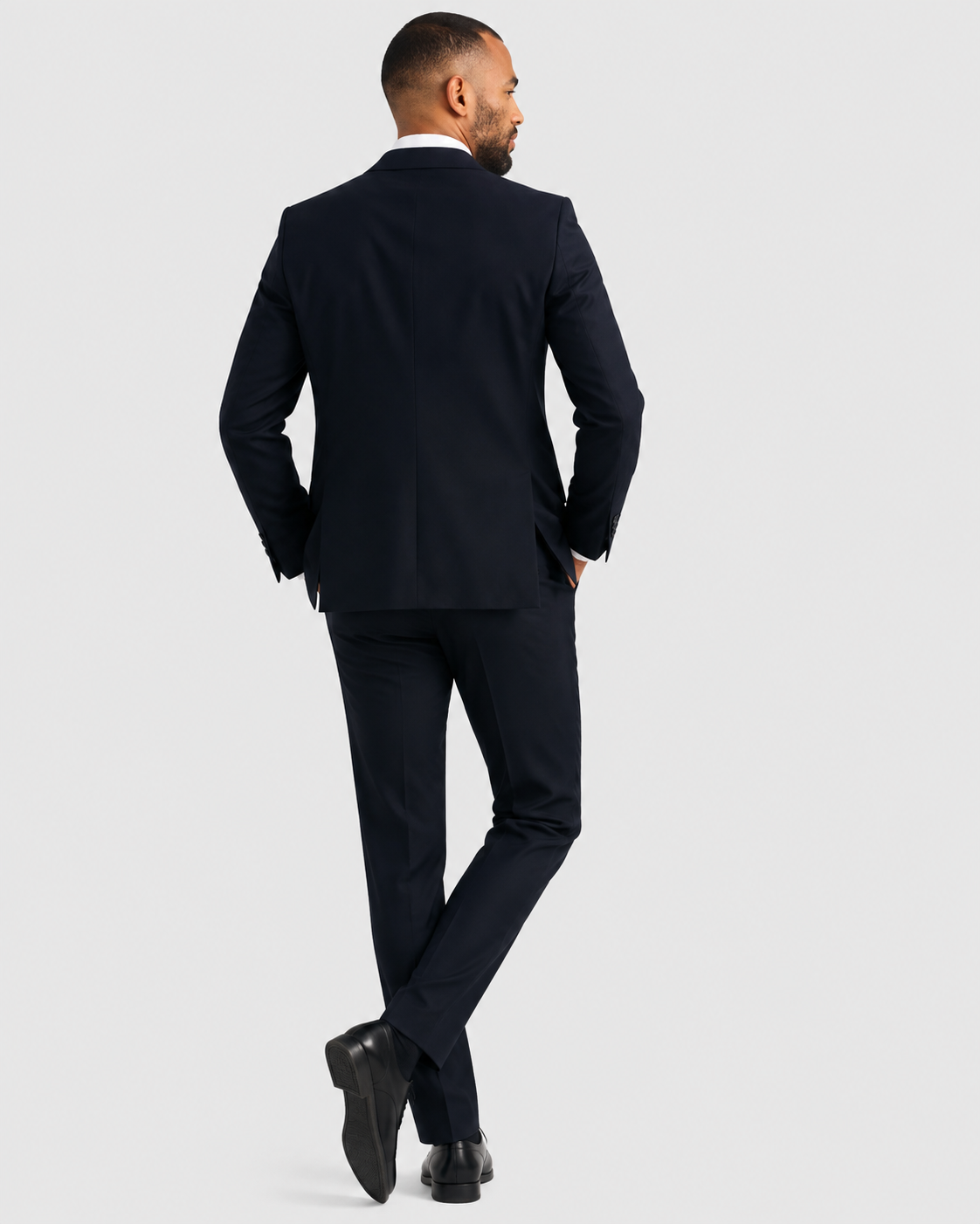 Charles Tyrwhitt Italian Luxury Flannel Suit - Navy