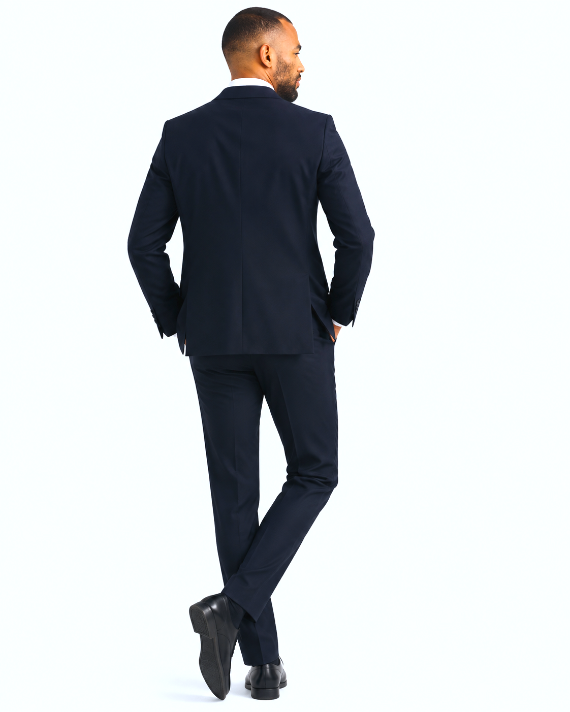 Charles Tyrwhitt Italian Luxury Flannel Suit - Navy