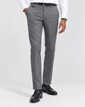 Charles Tyrwhitt Wool Stretch Trousers - Grey