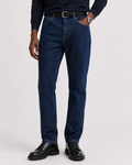 GANT Regular Fit Clean Wash Jeans - Mid Blue