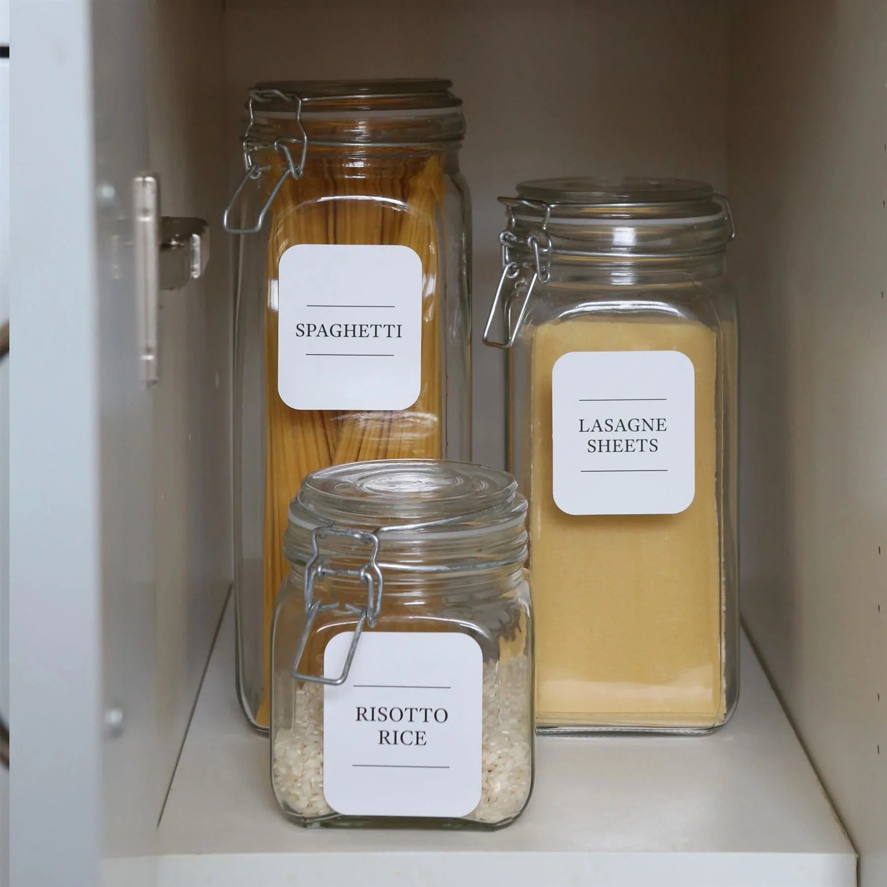 Argon Tableware Storage Jar Labels – Pack of 36