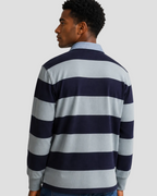 GANT Chambray Collar Striped Heavy Rugger – Ceramic Grey