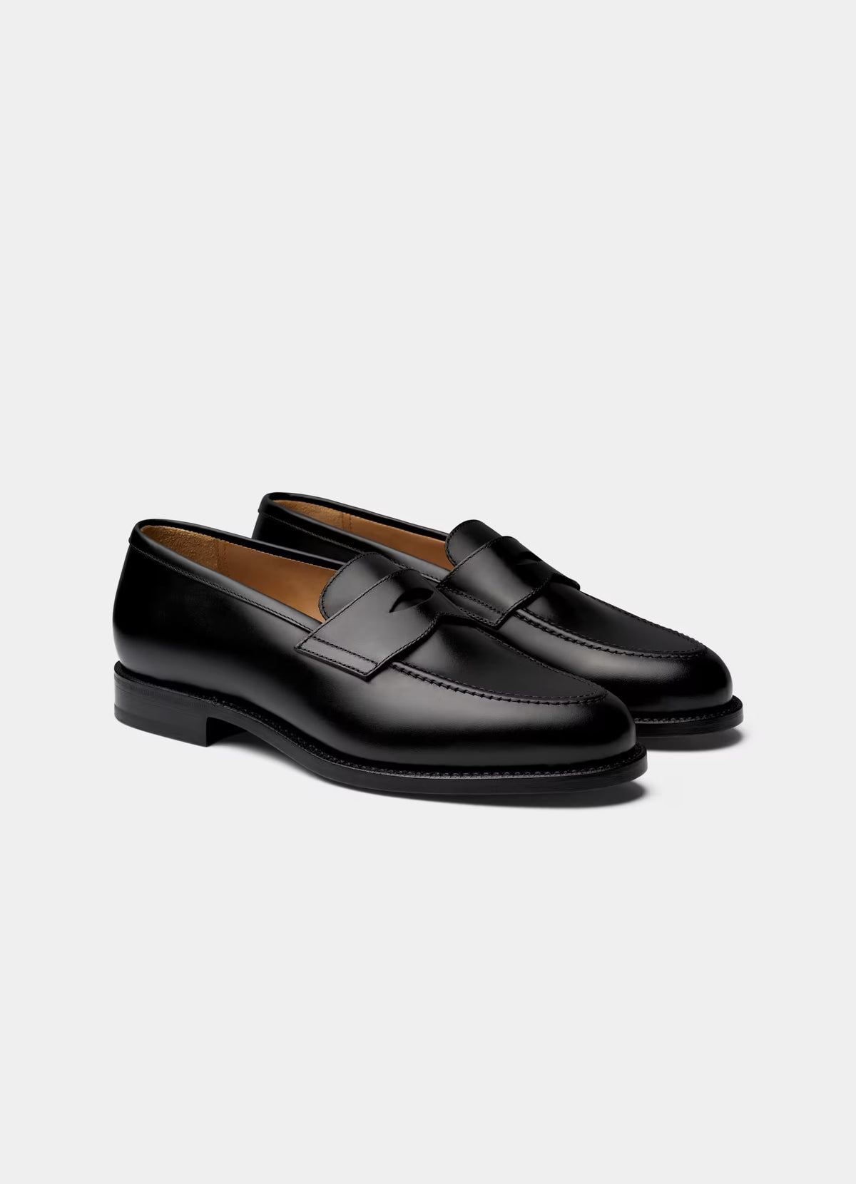 SUITSUPPLY Black Loafer – Italian Calf Leather