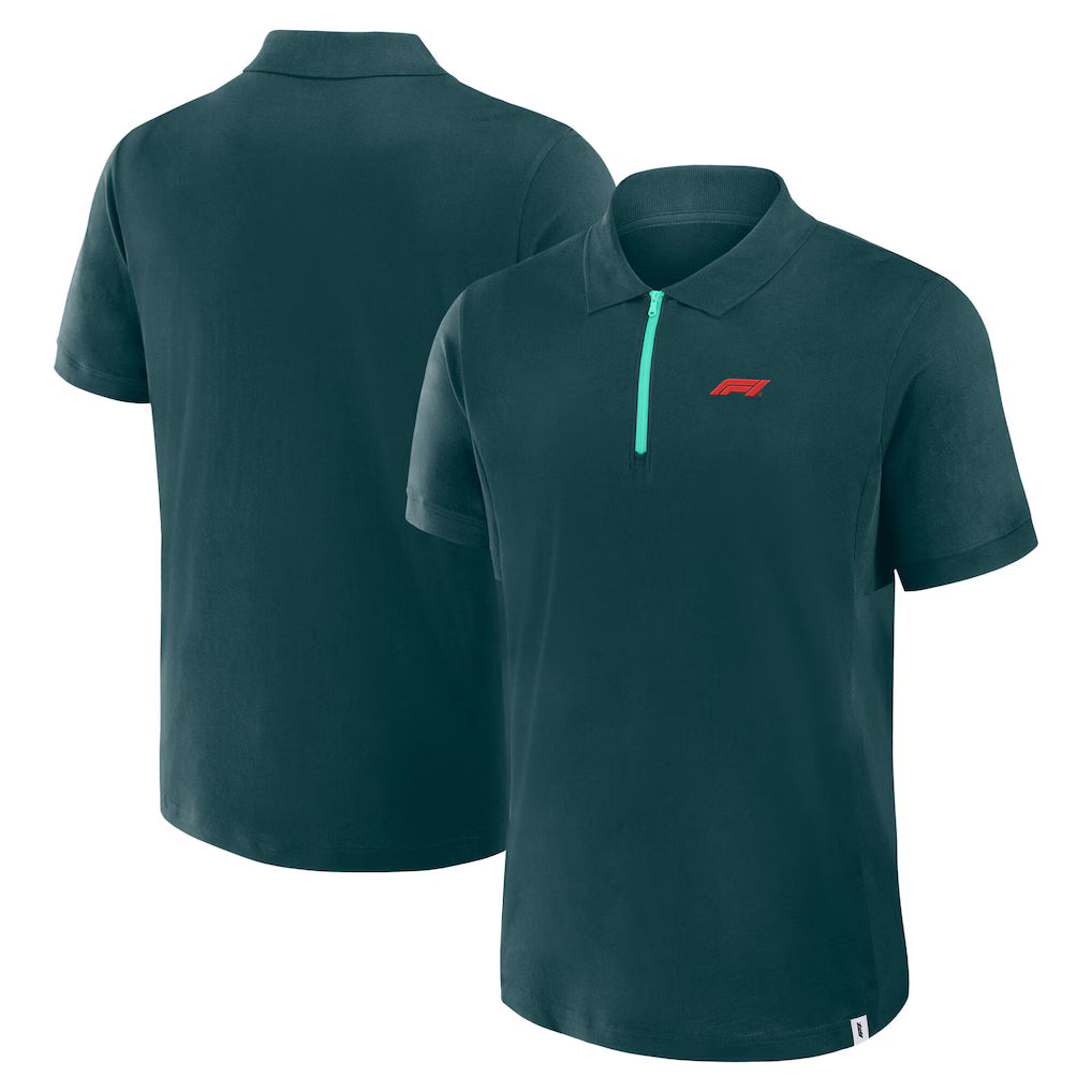Formula 1 Classic Jersey Polo - Marine Green