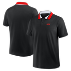 Formula 1 Classic Tipped Pique Polo - Black