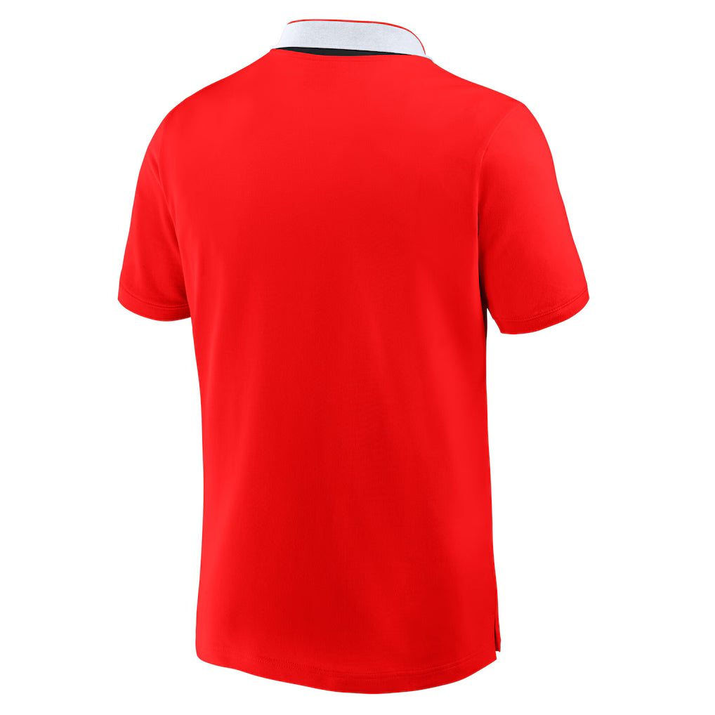 Formula 1 Classic Tipped Pique Polo - Red