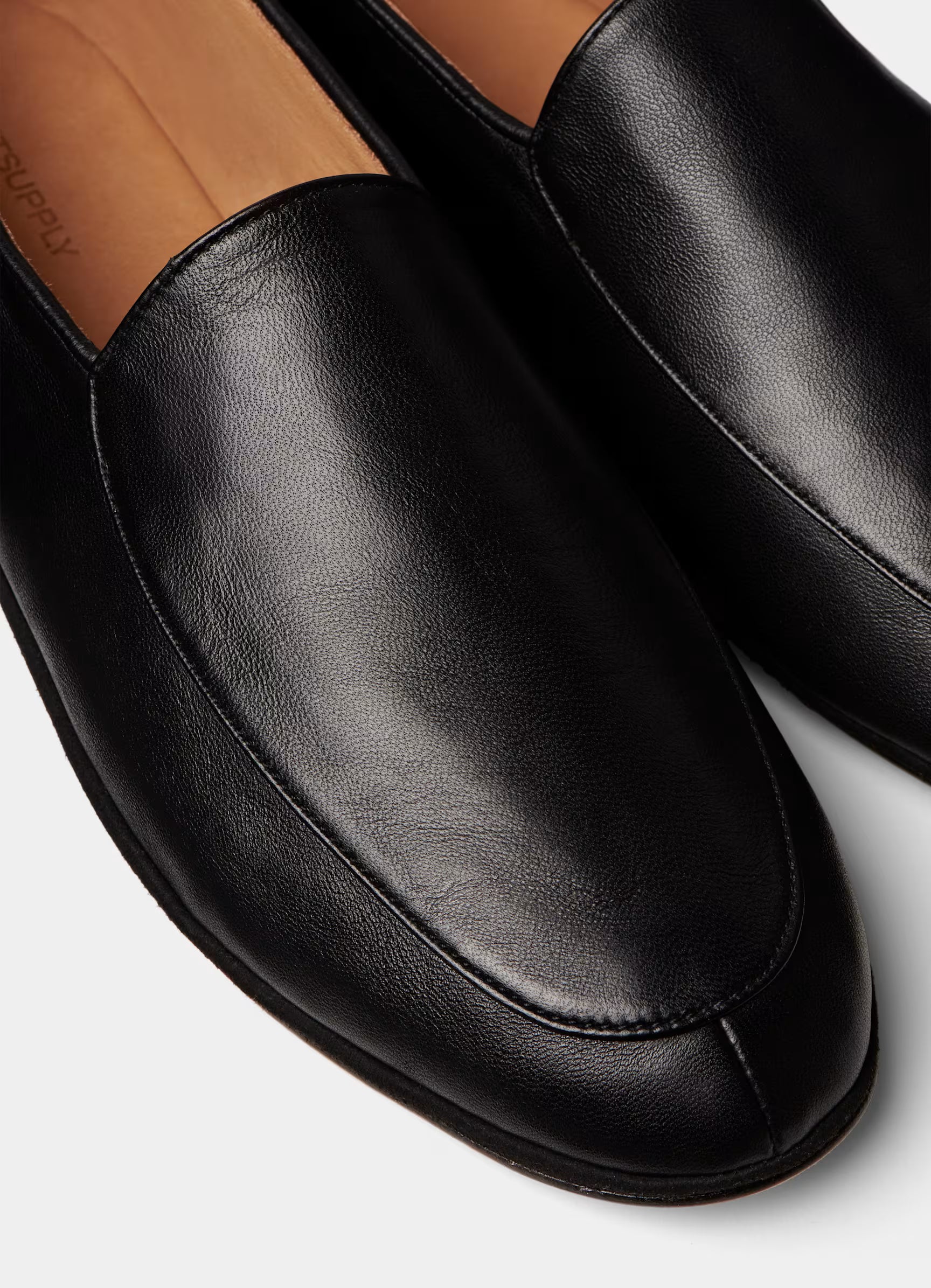 SUITSUPPLY Black Loafer – Italian Calf Leather
