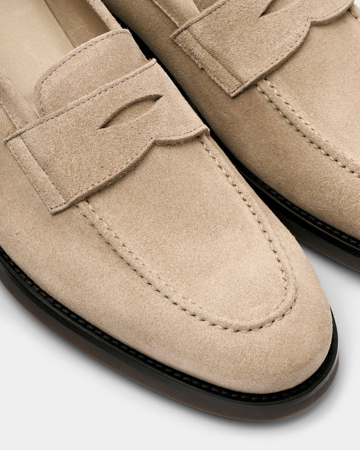 SUITSUPPLY Penny Loafer - Sand Suede