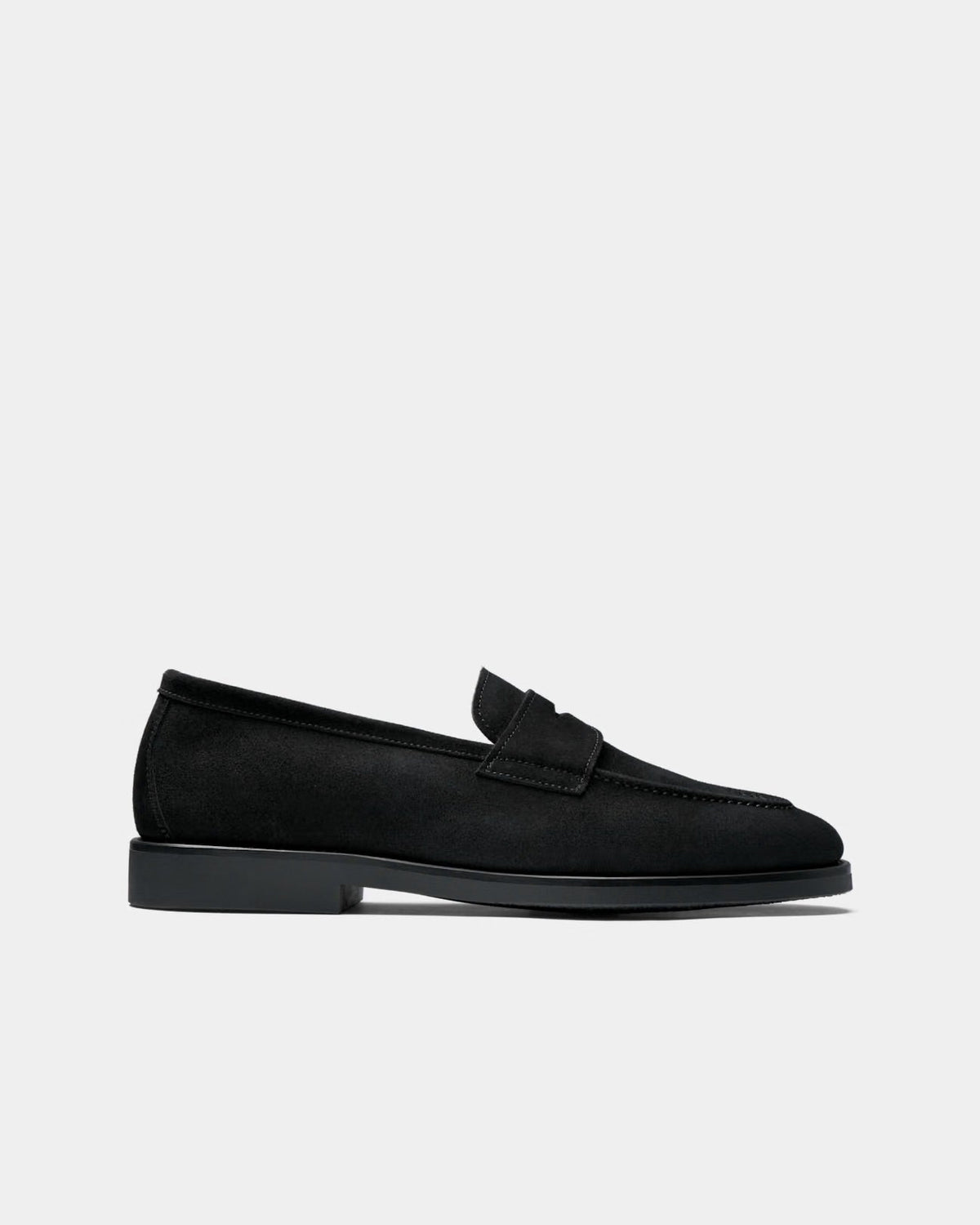 SUITSUPPLY Suede Penny Loafers - Black