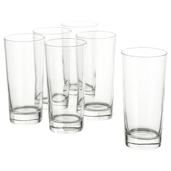 IKEA 40cl Glasses, Set of 6