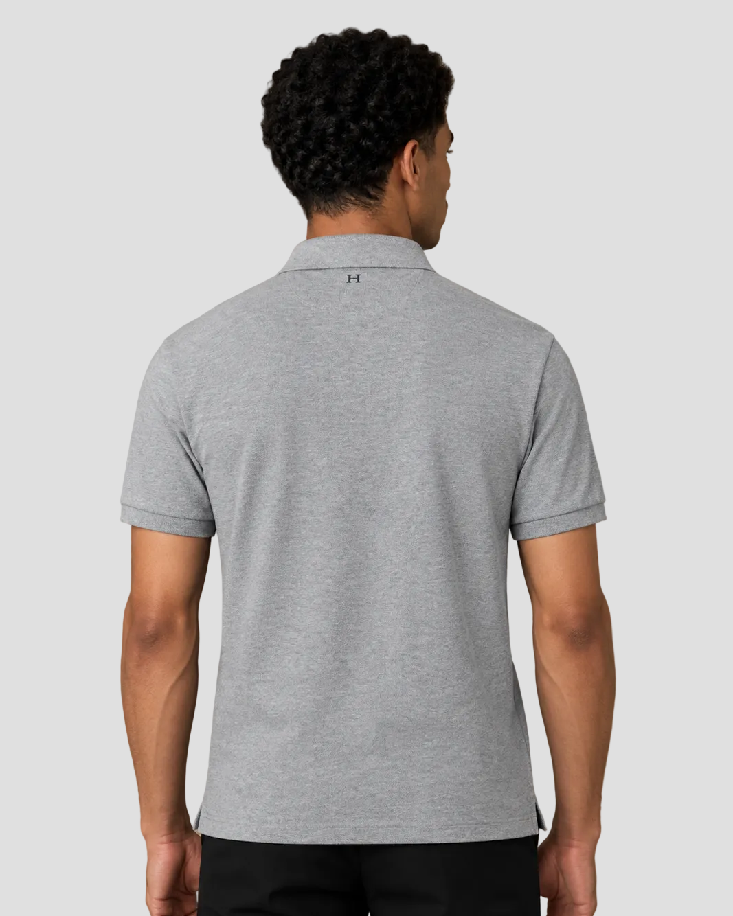 Hackett Heritage Classic Fit Short Sleeve Harry Polo - Grey