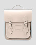Zatchels Handmade Leather City Backpack - Iced Coffee