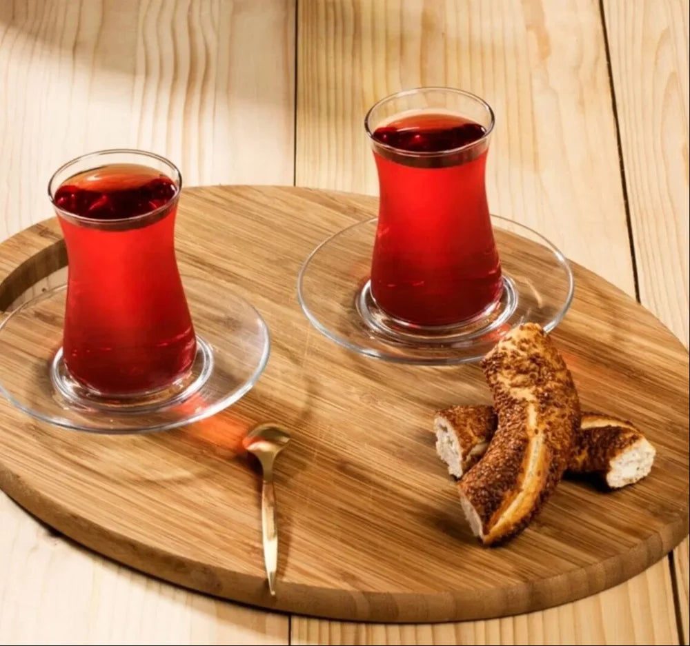 Pasabahce Heybeli Turkish Tea Set, 160ml