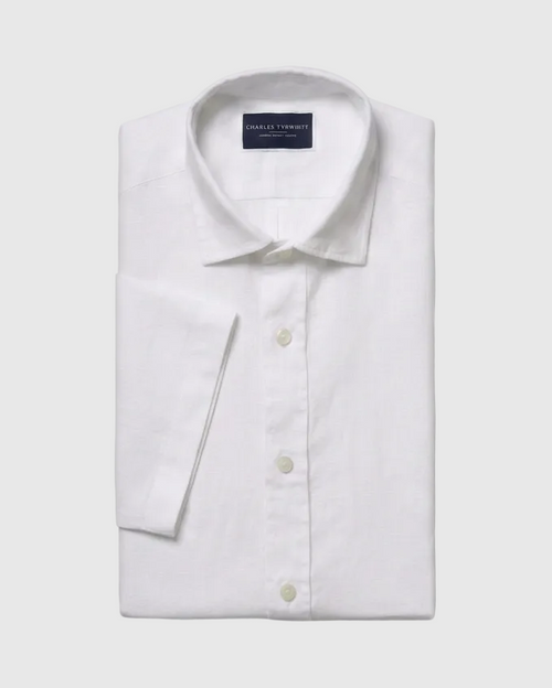 Landscape shirt image with diagonal sleeve