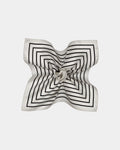 SUITSUPPLY Sand Striped Pocket Square - Pure Silk by Silk Pro, Italy