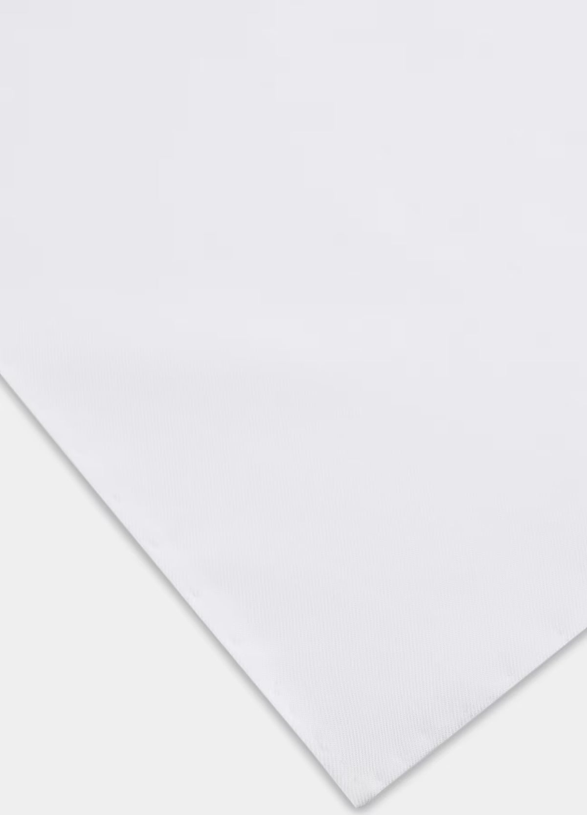 SUITSUPPLY White Pocket Square - Pure Silk by Silk Pro, Italy