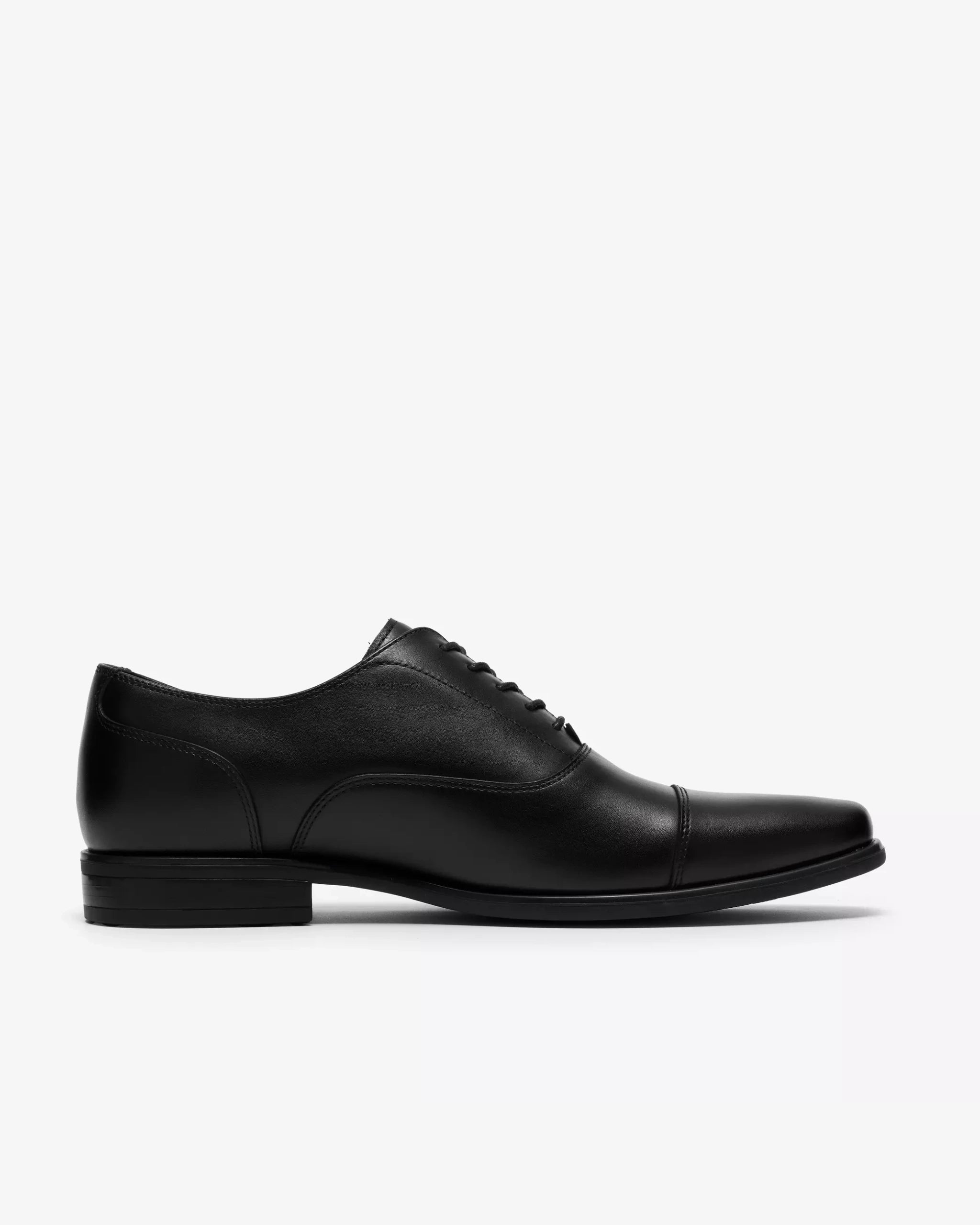 Clarks Colkirk Ox – Black Leather - LuxxeCoast
