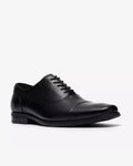Clarks Colkirk Ox – Black Leather - LuxxeCoast