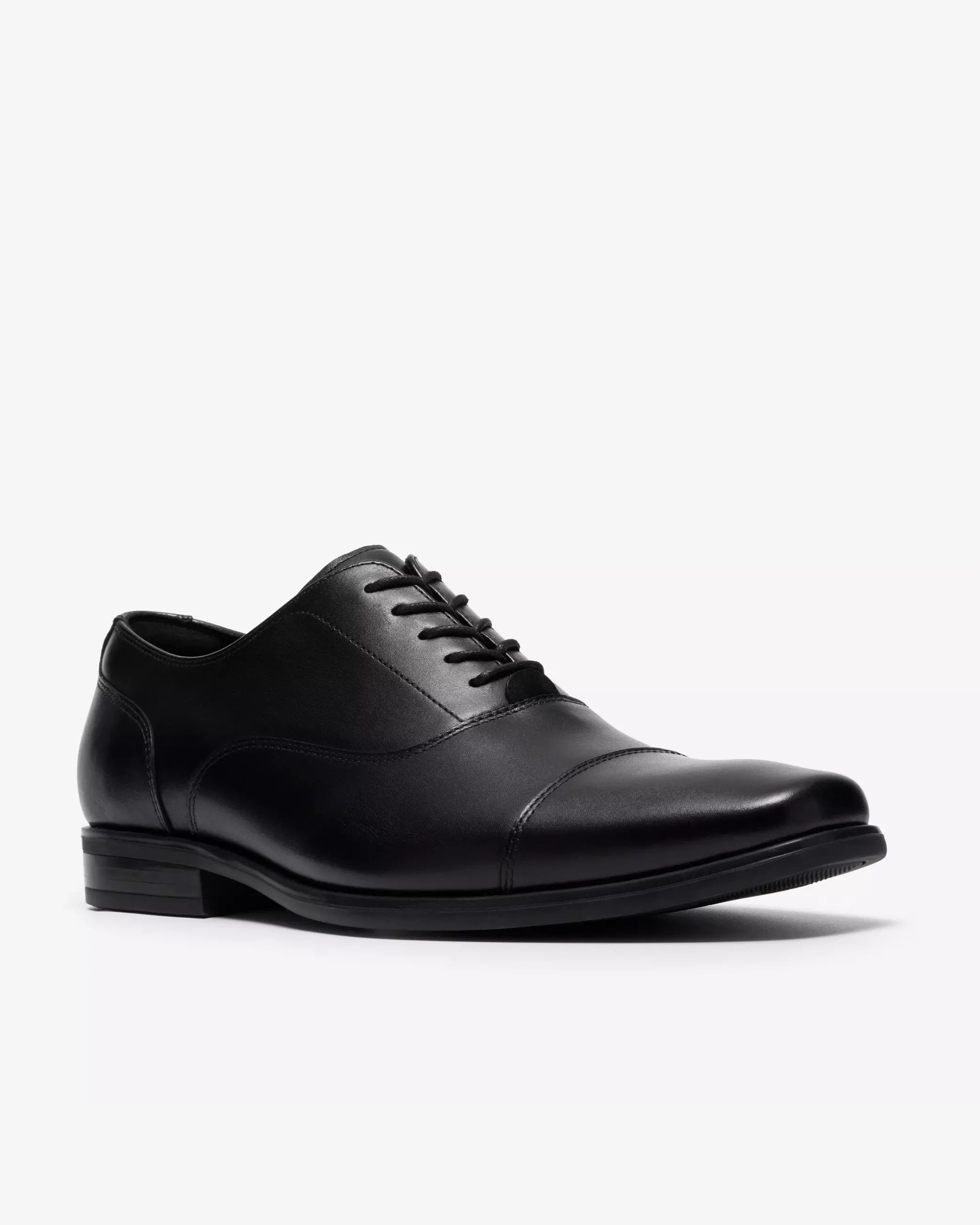 Clarks Colkirk Ox – Black Leather - LuxxeCoast