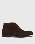 Revised suede boot swap with the lighter grey reference background